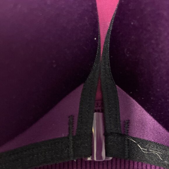 Victoria's Secret VSX Sport Zip-Front Sports Bras Set Of 2 Blue & Coral 36D - Picture 9 of 9